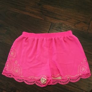 Pink shorts